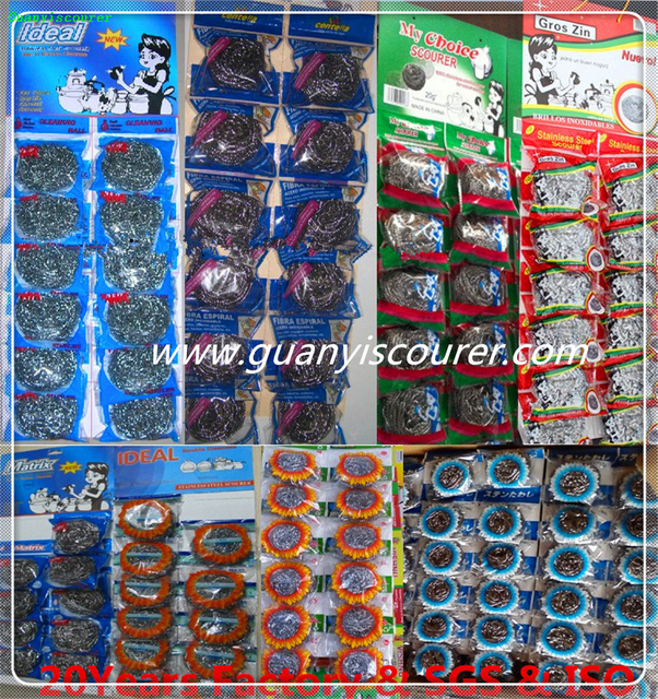 kitchen cleaning stainless steel 410 scourer