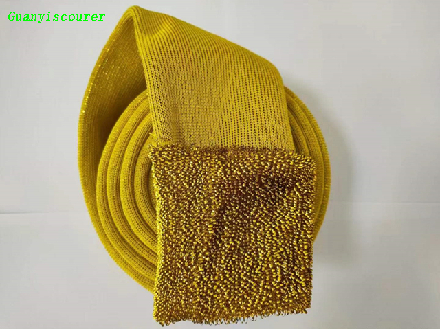 Sponge Scouring Pad Material Silver And Gold Color Cleaning Cloth Price 