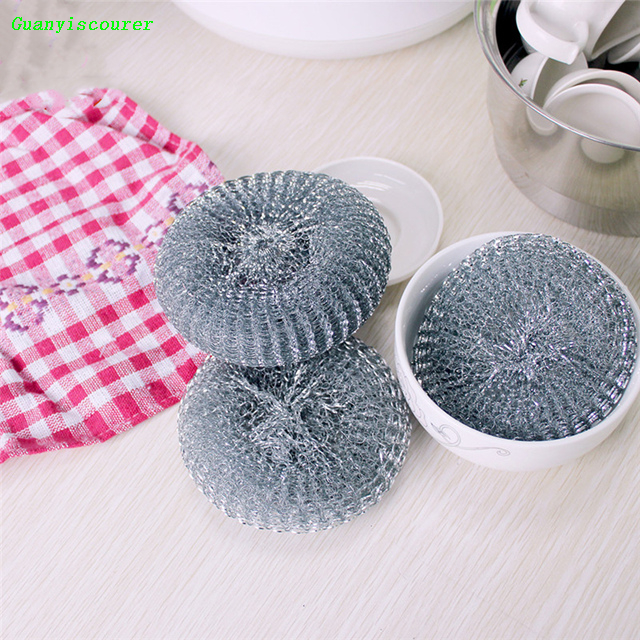 Galvanized Steel Wire Metal Pot Mesh Scourer Supplier 